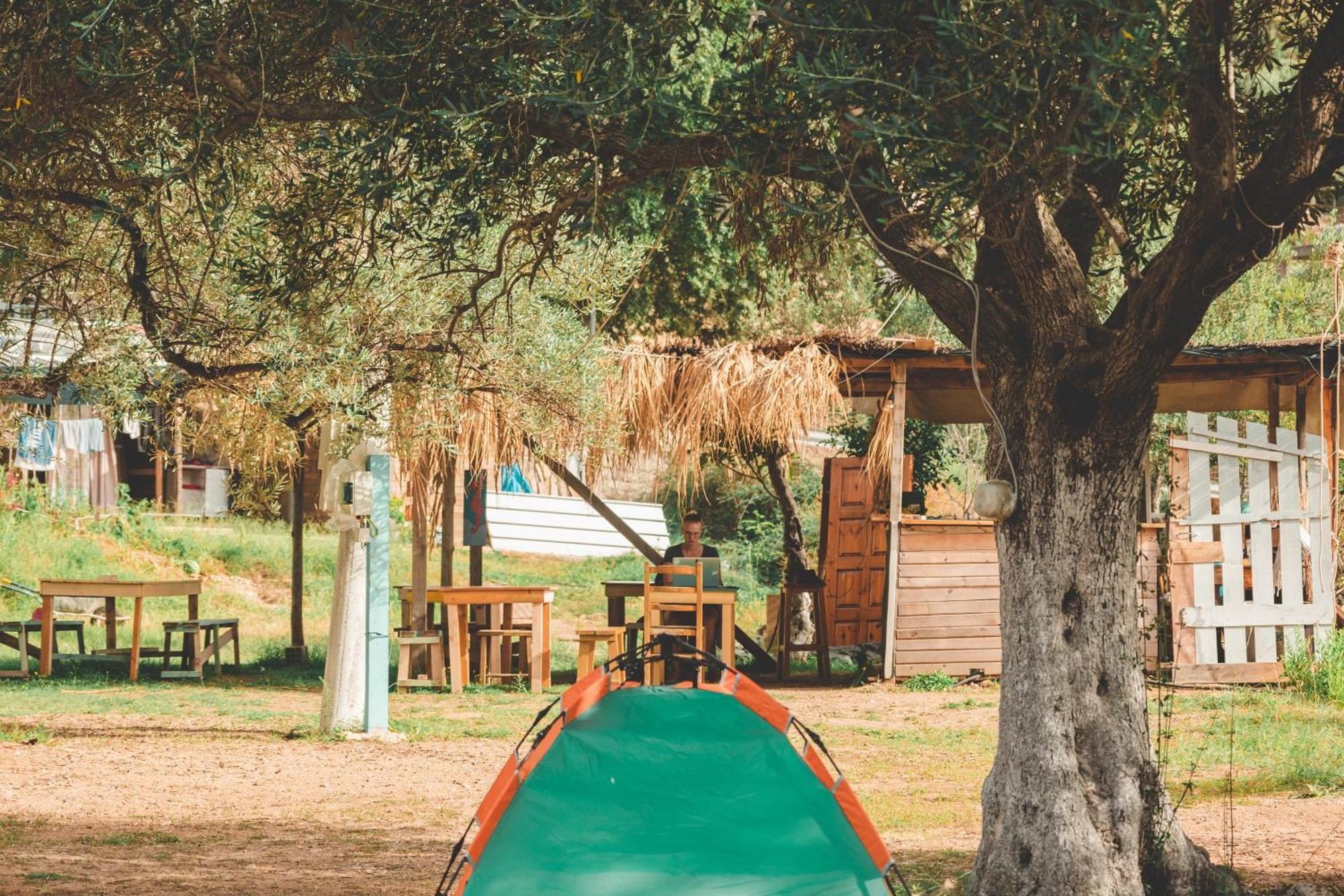 Olive Camping Otel Himarë Dış mekan fotoğraf