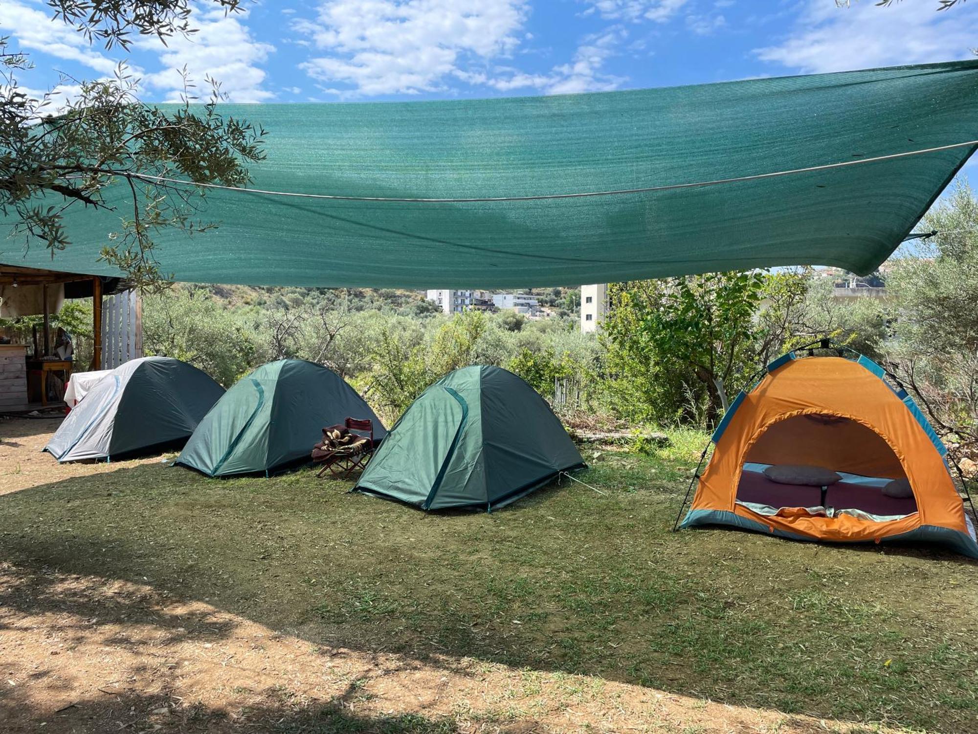 Olive Camping Otel Himarë Dış mekan fotoğraf